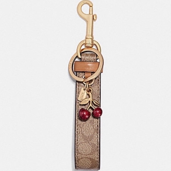 Coach Signature Charm Loop Bag charm